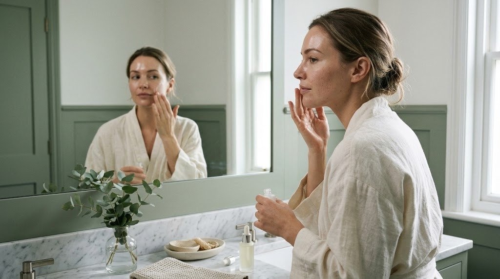 Skincare products for combination skin
