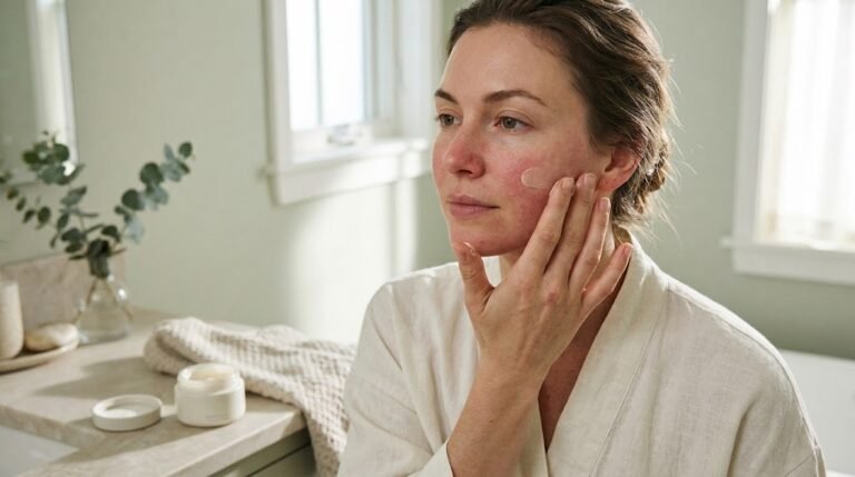 Gentle skincare products for sensitive skin